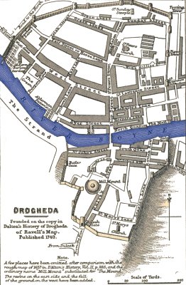 Drogheda 1649 map