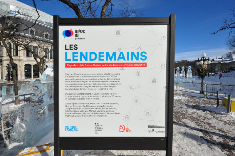 Les Lendemains, Qubec BD expo de janvier 2021