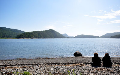 Devant la baie