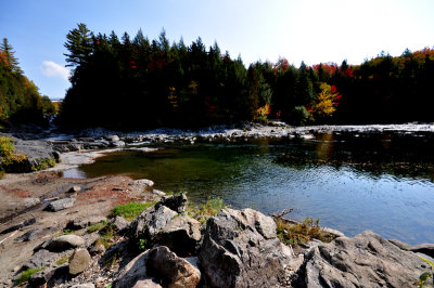 Les chutes de Ste-Agathe de Lotbinire en automne