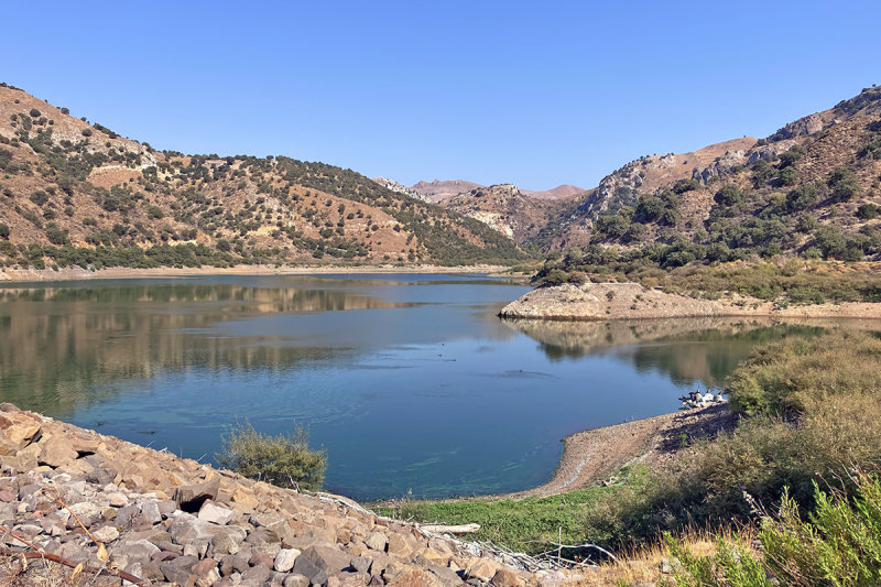 Pithariou reservoir near Eressos