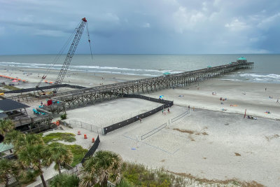 Demolition of Folly Pier