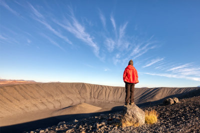 Hverfjall volcano crater