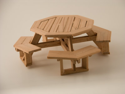 The second of three table built at the same time.