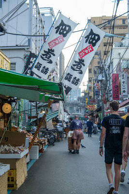 Tsukiji fish market, Tokyo
