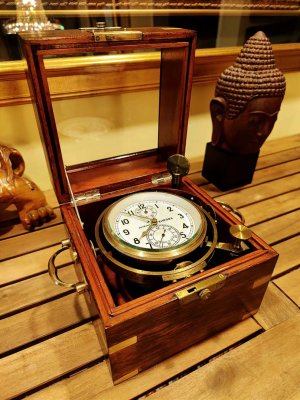 Russian First Moscow Watch Factory Kirov (Poljot) 6MX marine chronometer