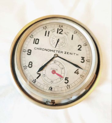 Zenith Chronometer Grand prix 1900 Ship's Chronometer Clock 