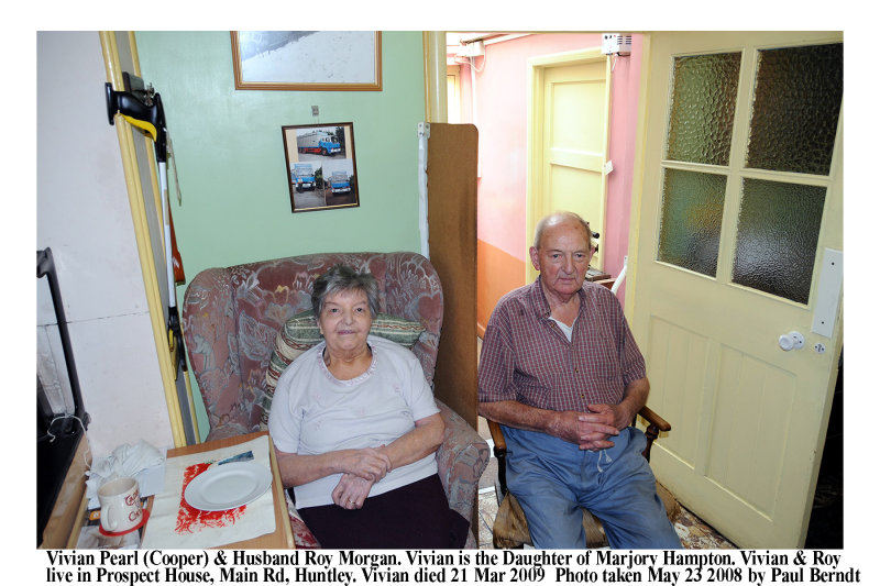 Vivian Pearl (Hampton Cooper) Morgan  & Husband, Roy Morgan, 2008