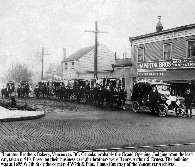 Hampton Brothers Bakery from Vancouver Archives site