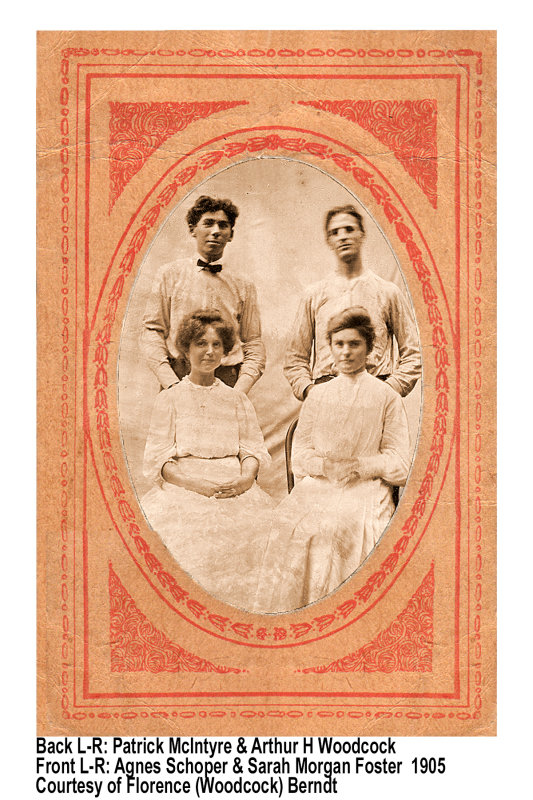 Arthur H Woodcock & Sarah Morgan Foster with Patrick McIntyre & Agnes Schoper.jpg
