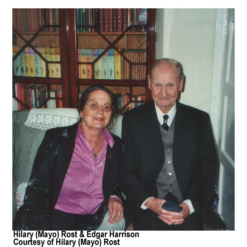 Hillary Rost with Edgar Charles Harrison