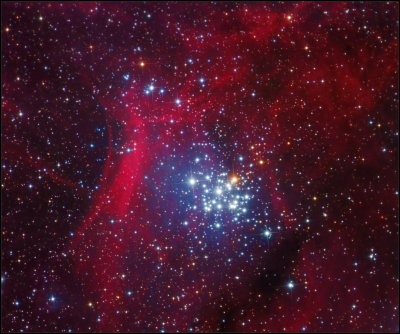 NGC 3293 cluster closeup
