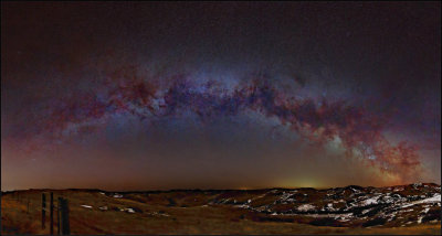 Starless Milky Way over Ucross, Wyoming