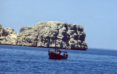Egyptian Fishing Boat at Ras Mohamed 1981