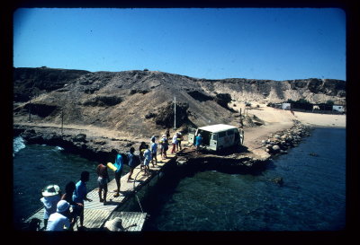 Loading up the Dive Boats at Red Sea Divers 1982