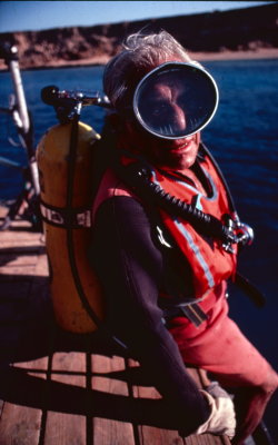 Maestro Leonard Bernstein getting ready for a Dive.jpg