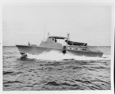 Navy surplus patrol boat for possible live aboard operation.