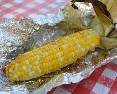 Roasted sweet corn - Mesilla Corn Maze - Las Cruces, NM, USA