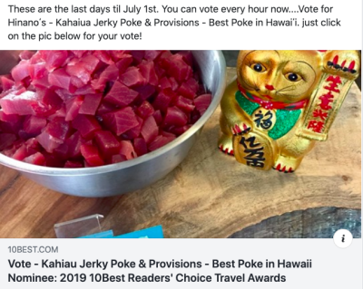 Kahaiua Jerky Poke & Provisions - Best Poke in Hawaii