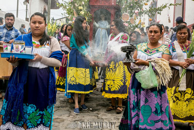 Corpus procession in Ihuatzio