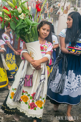 Girls in the procession