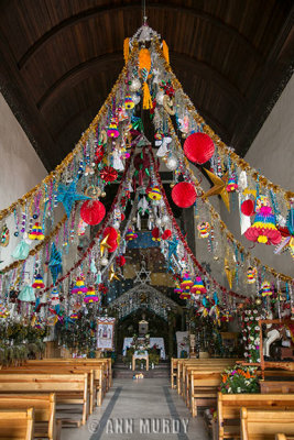 Inside the church