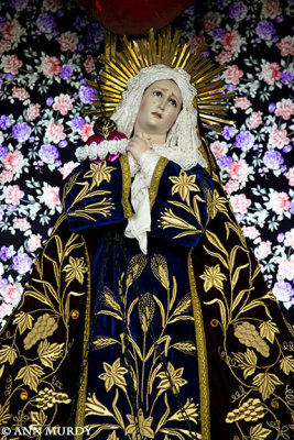 Detail of the Madre Dolorosa on the Plaza Grande
