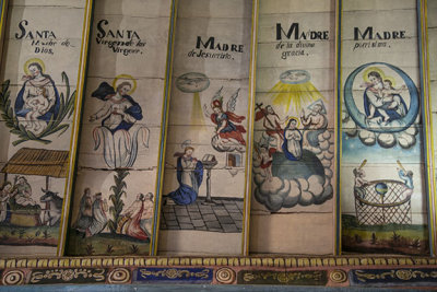 Virgins on the ceiling in Zacan