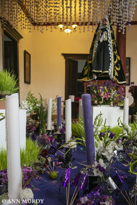 Altar for the Madre Dolorosa in Uruapan