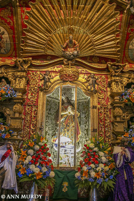 Close-up of altar