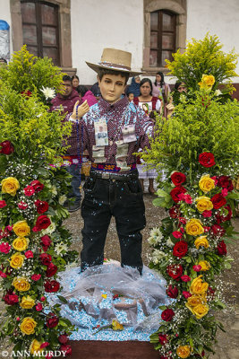Processional float with child 