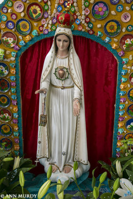 Virgin on processional float