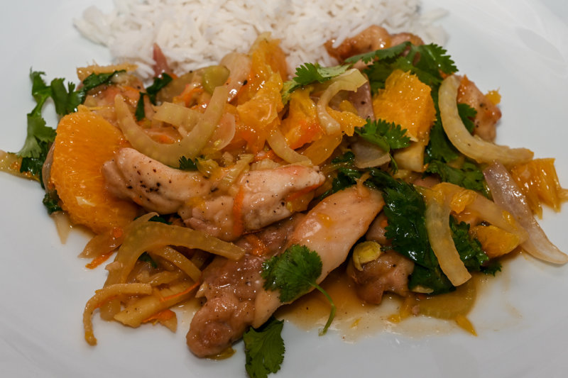 Chicken with Fennel and Orange