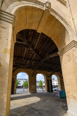 Through the arches of County Hall