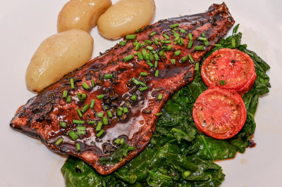 Maple Balsamic Trout