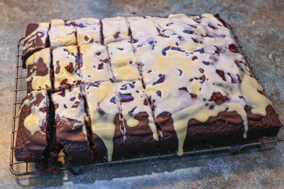 Black Forest Tray Bake