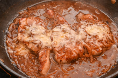 French Onion Smothered Pork Chops