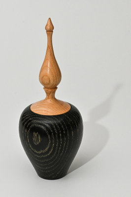 Finial Box made from Ebonised Ash