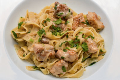Fettucine with Chicken, Fennel and Crme Frache