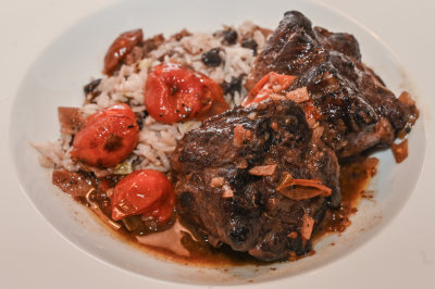 Oxtail Stew with Allspice and Scotch Bonnet