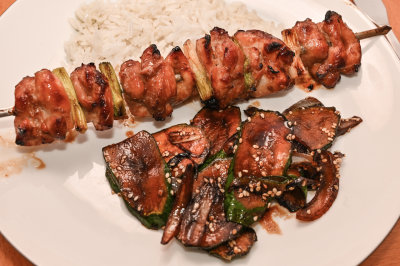 Teriyaki Chicken with Sesame Courgettes