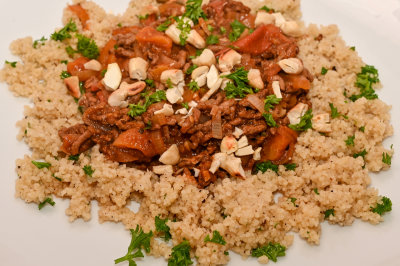 Moroccan Spiced Mince with Cous Cous