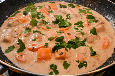 Coconut Chicken and Sweet Potato Curry