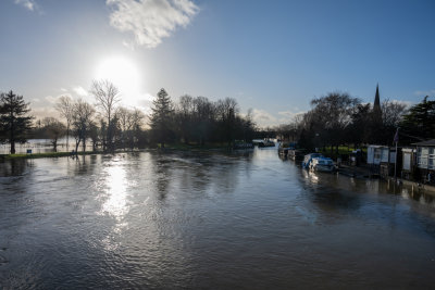 The Thames, bursting its banks at Abingdon