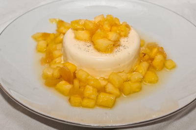 Panna Cotta with Mango and Ginger