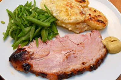 Roast Ham with Dauphinoise Potatoes
