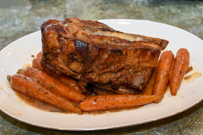Slow-Cooked Lamb with Carrots