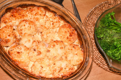 Scalloped Potatoes and Ham