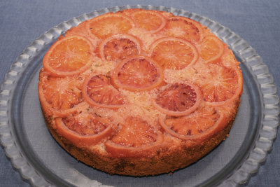 Blood Orange Upside-Down Cake