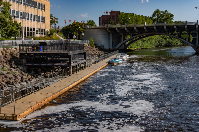 The Rum River in Anoka MN